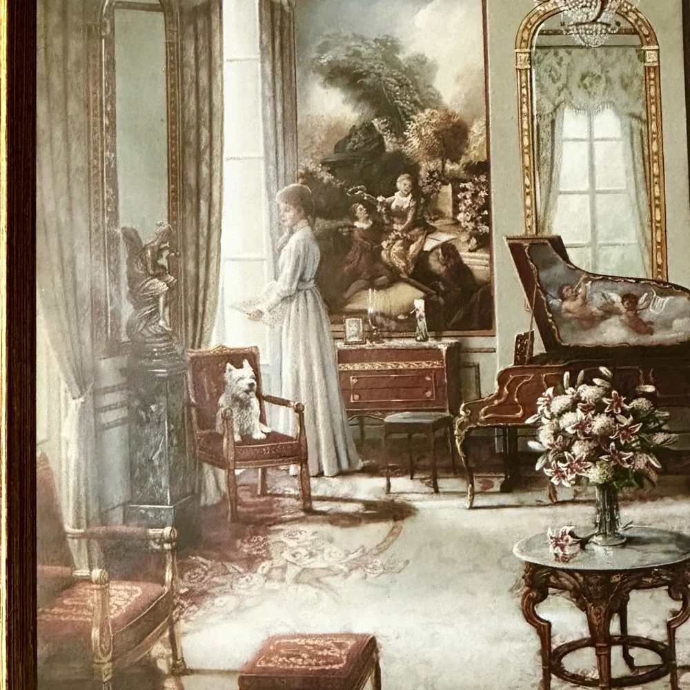 Y2K Victorian ladies limited edition set Gold Ornate Decorative Picture Frames